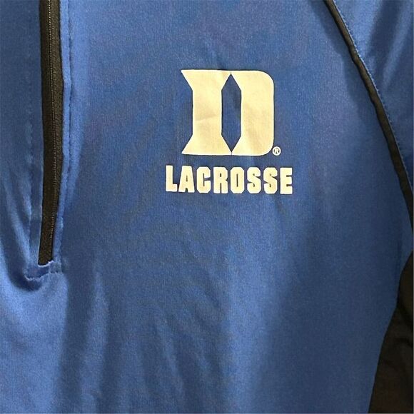 Duke Blue Devils Men's 1/4 Zip Pullover Jacket Blue Size S - Picture 4 of 13